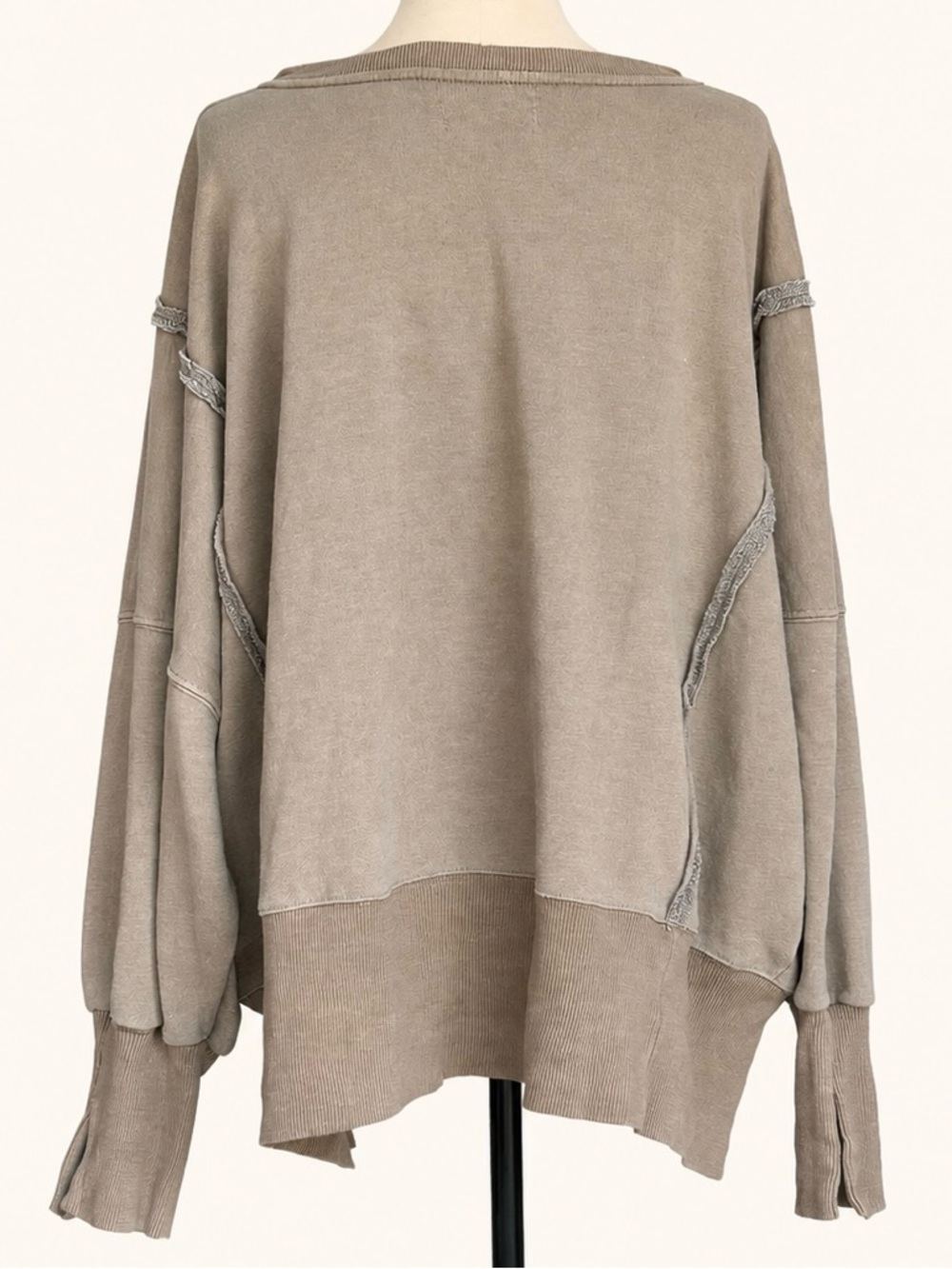 Free People We The Free Camden Texas Oversized Sweatshirt Small - Picture 4 of 8